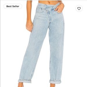 agolde criss cross jeans